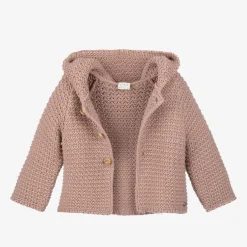 Paz Rodríguez Pink Knitted Wool Jacket Sale