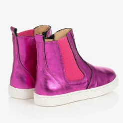 Joyday Pink Leather Ankle Boots Best