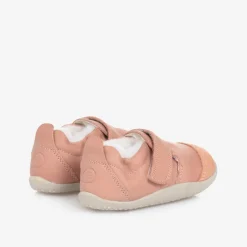 Bobux Step Up Pink Leather First Walker Shoes Hot