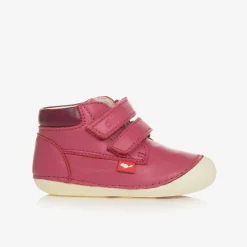 Chipmunks Pink Leather First-Walker Boots Discount