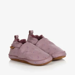 EN FANT Pink Leather Slippers Clearance