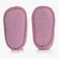 Joha Pink Merino Wool Baby Booties New