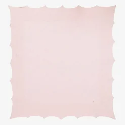 Paz Rodríguez Pink Merino Wool Knitted Baby Shawl (100cm) Discount