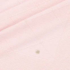 Paz Rodríguez Pink Merino Wool Knitted Baby Shawl (100cm) Discount