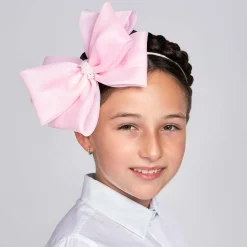 Sienna Likes To Party Pink Organza Bow Hairband Sale