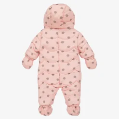Mayoral Pink Padded Baby Snowsuit