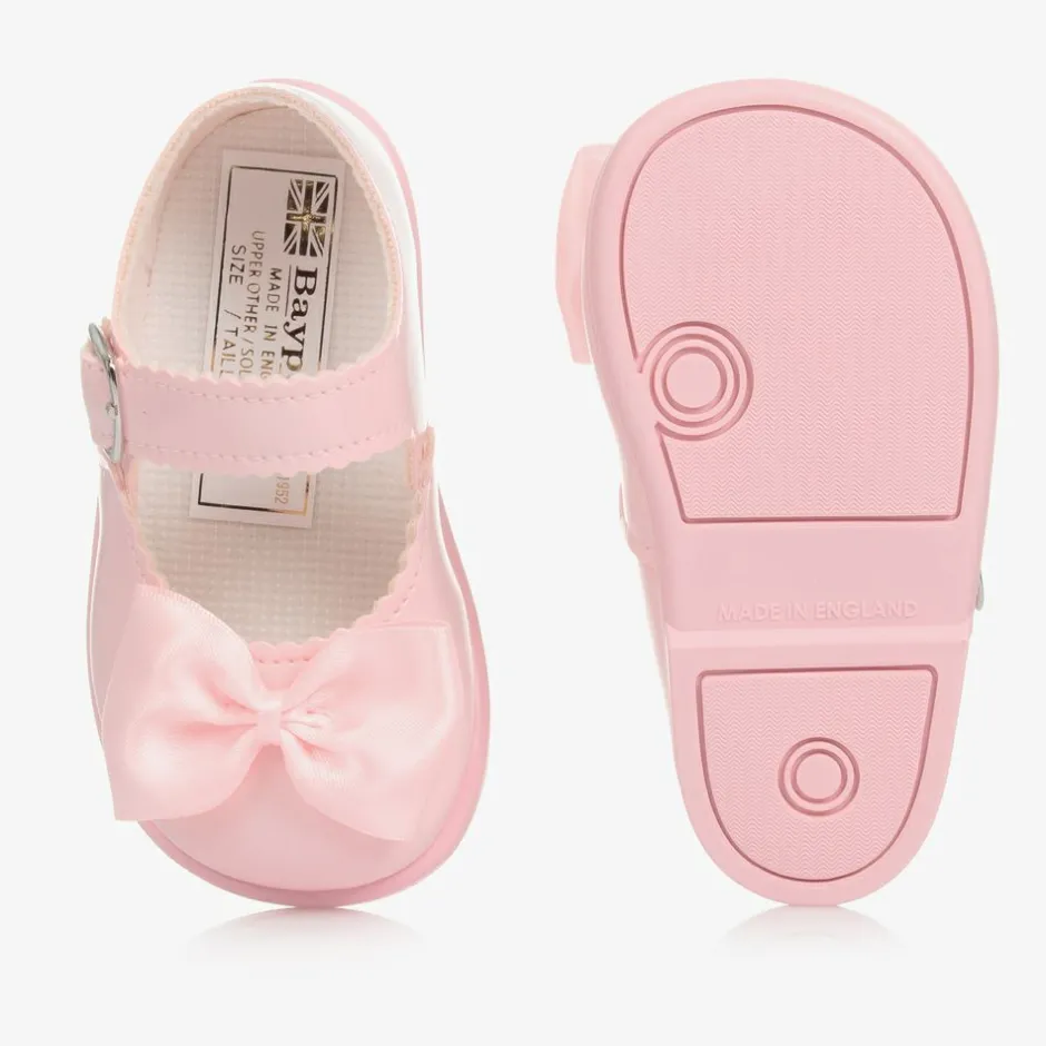 Early Days Pink Patent Bar Shoes Discount