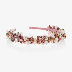 Sienna Likes To Party Pink Pearl & Crystal Hairband Online
