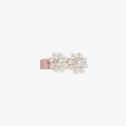 Milledeux Pink Pearl Bead Hairclip (4cm) Online