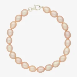 Raw Pearls Pink Pearl Jewellery Set Online