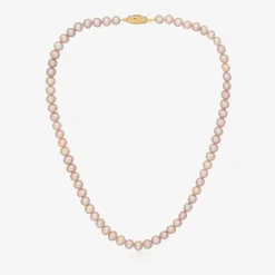 Raw Pearls Pink Pearl Necklace (36cm) Online