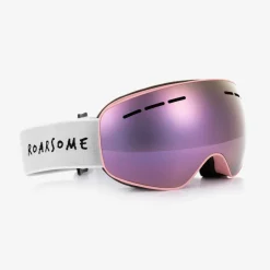 Roarsome Pink Polarised Anti-Fog Ski Goggles New