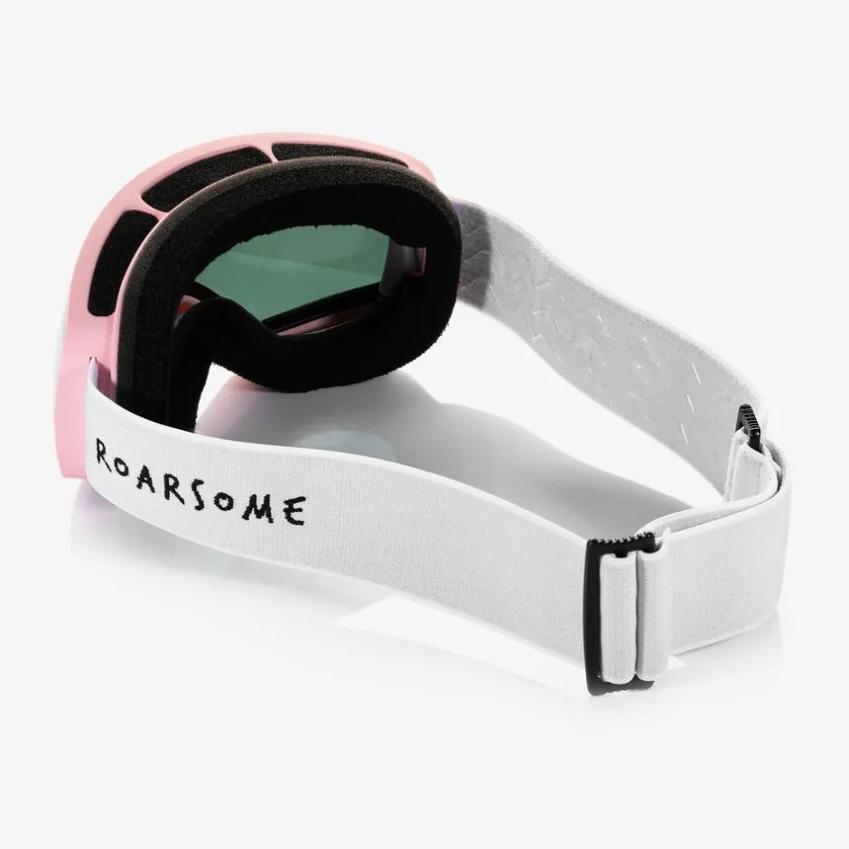 Roarsome Pink Polarised Anti-Fog Ski Goggles New