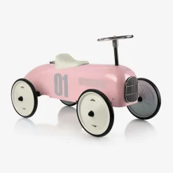 Vilac Pink Ride-On Vintage Car (76cm)