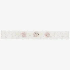 Cute Cute Pink Rose & Pearl Headband Best