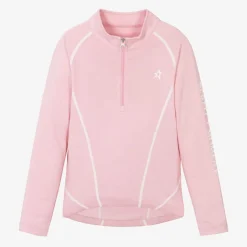 Perfect Moment Pink Thermal Base Layer Half-Zip Top Outlet