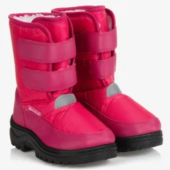 Playshoes Pink Velcro Snow Boots Online