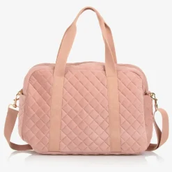 Milledeux Pink Velvet Changing Bag (45cm) Clearance