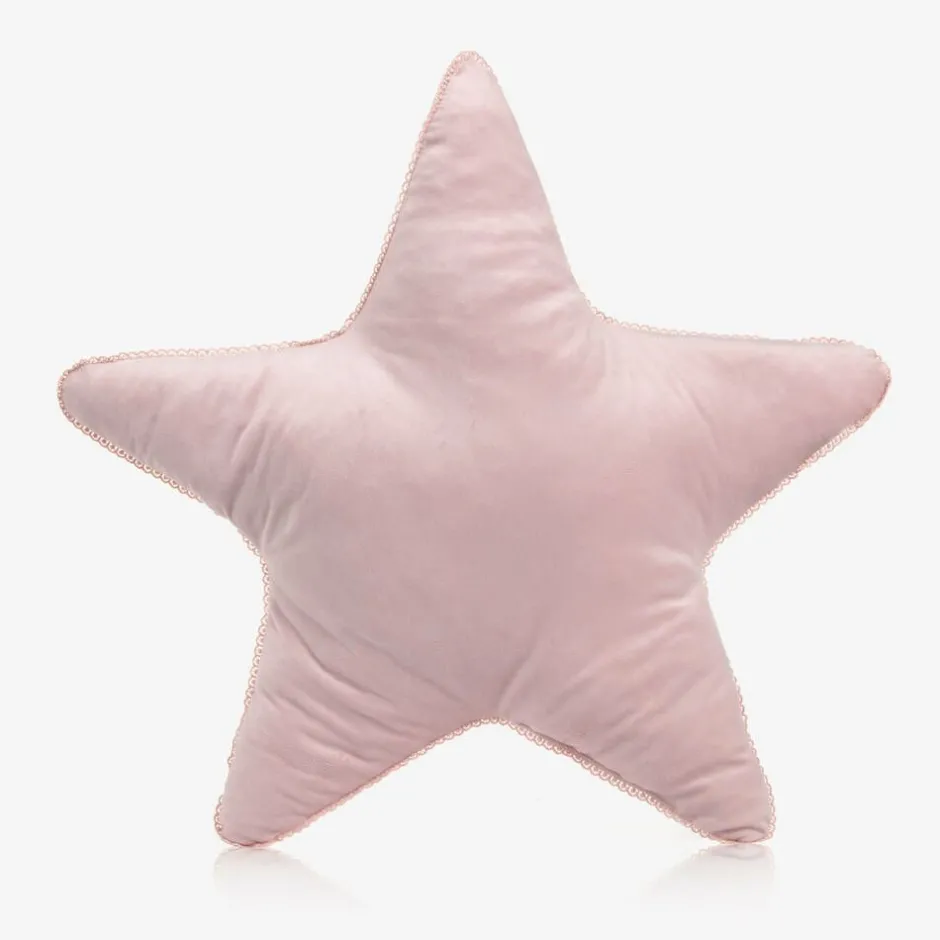 Jamiks Pink Velvet Star Decorative Pillow (57cm) Sale