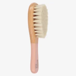 Pasito a Pasito Walking Mum Pink Wooden Baby Hair Brush (15cm) Outlet
