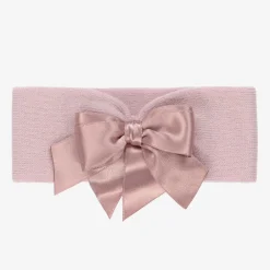 La Perla Pink Wool Bow Headband Hot