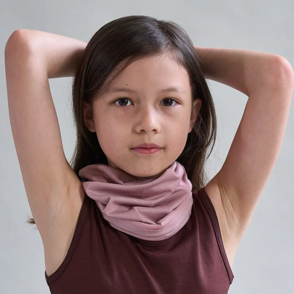 Smalls Merino Pink ZQ Merino Wool Snood Best