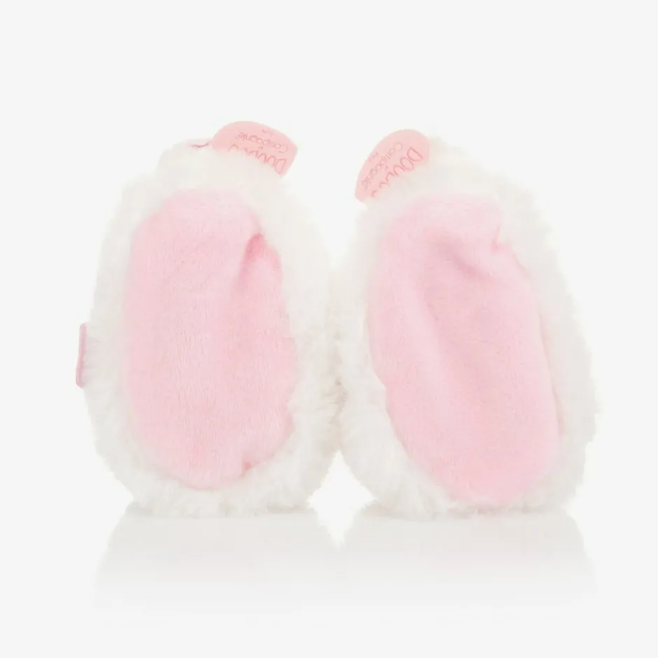 Doudou et Compagnie Plush Rattle Baby Slippers Sale
