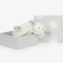 Doudou et Compagnie Plush Rattle Baby Slippers Online
