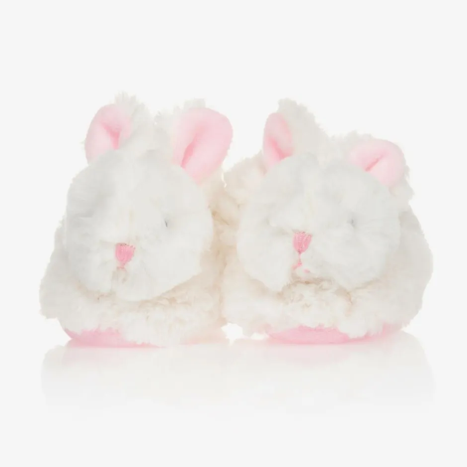 Doudou et Compagnie Plush Rattle Baby Slippers Hot