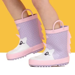 Chipmunks Purple & Pink Unicorn Rain Boots Best