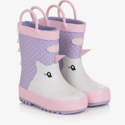 Chipmunks Purple & Pink Unicorn Rain Boots Best
