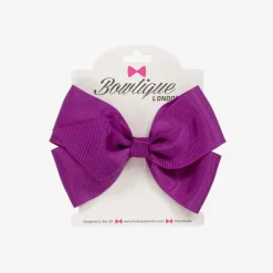 Bowtique London Purple Bow Hair Clip (10cm) Ultraviolet Best