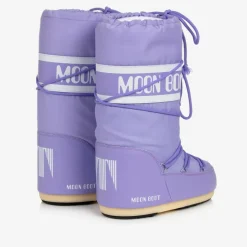 Moon Boot Purple Icon Nylon Snow Boots Discount