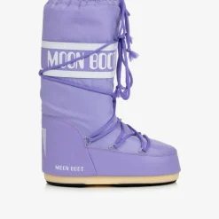 Moon Boot Purple Icon Nylon Snow Boots Discount