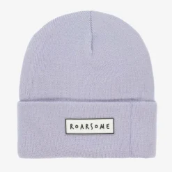 Roarsome Purple Knitted Beanie Hat Best