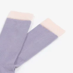 Roarsome Purple Organic Cotton Knitted Ski Socks Online