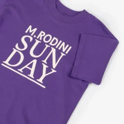 Mini Rodini Purple Organic Cotton Sunday T-Shirt Online