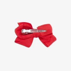 Bowtique London Bow Hair Clip (7cm) Red