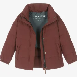 Töastie Red Down Padded Puffer Coat Outlet