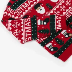 NAME IT Red Festive Knitted Sweater Discount