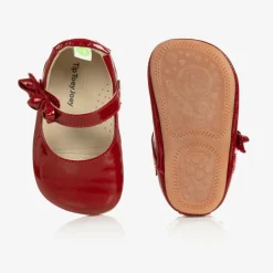Tip Toey Joey Red Leather Baby Shoes Best