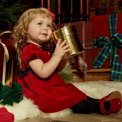 Early Days Red Leather Pre-Walker Shoes Hot