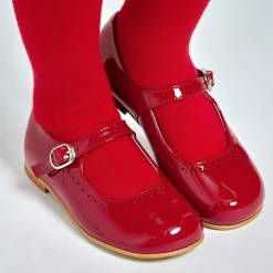 Childrens Classics Red Patent Leather Shoes New