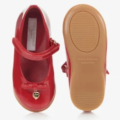 Dolce amp; Gabbana Red Patent Leather Shoes Discount