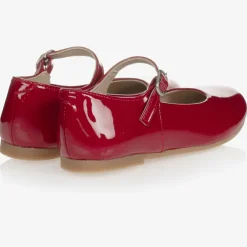 Manuela de Juan Red Patent Leather Shoes New