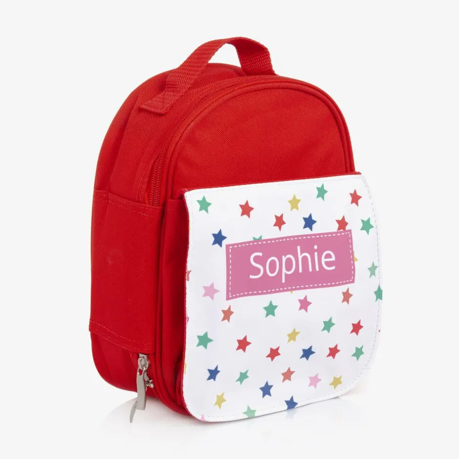 Treat Republic Red Personalised Star Lunch Bag (24cm) Hot