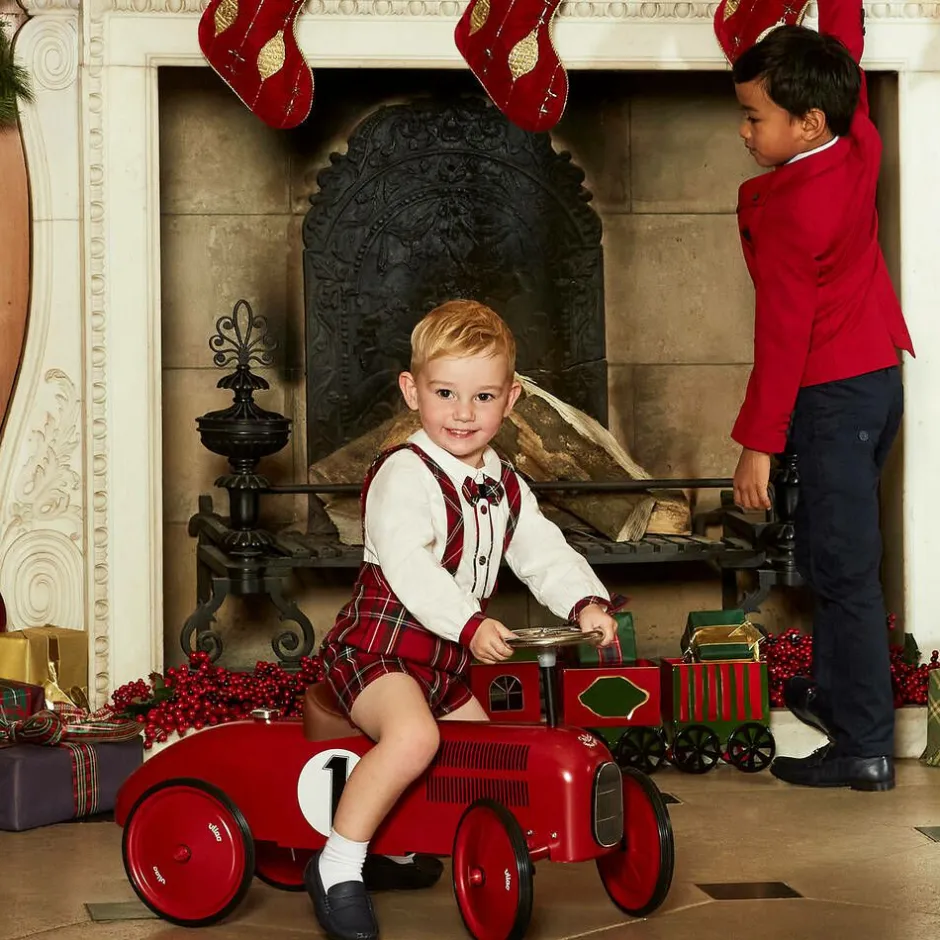 Vilac Red Ride-On Vintage Car (76cm)