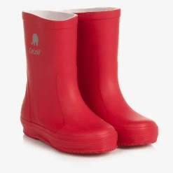CeLaVi Red Rubber Rain Boots Hot