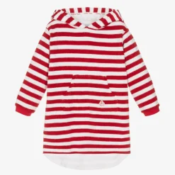 Mitty James Red Stripe Cotton Towelling Robe Best