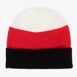 Burberry Red Striped Merino Wool Hat Best